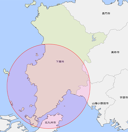 訪問エリアマップ
